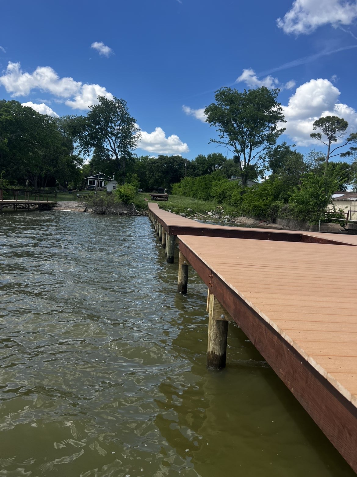 Dock restoration work