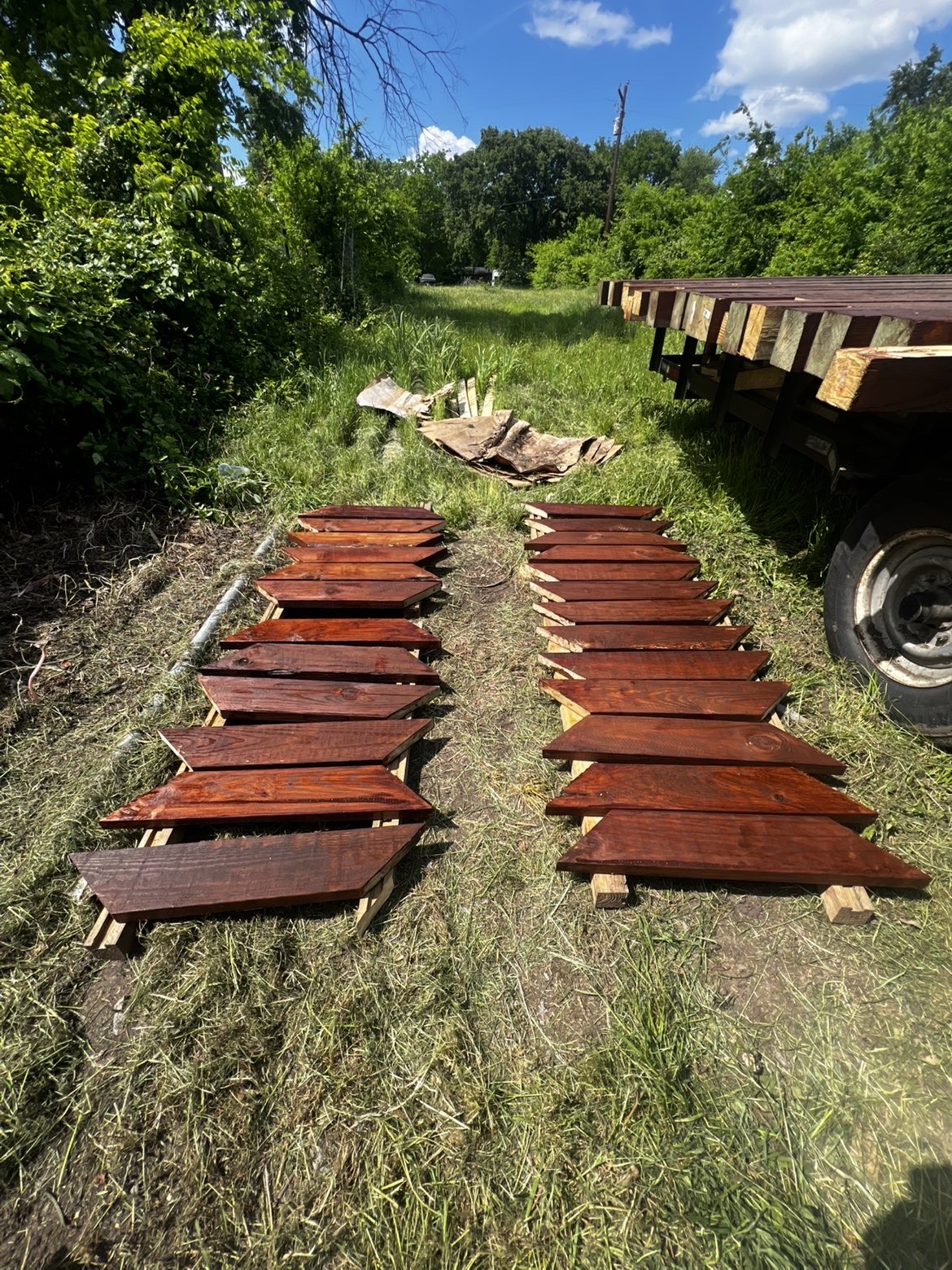 Wood staining prep