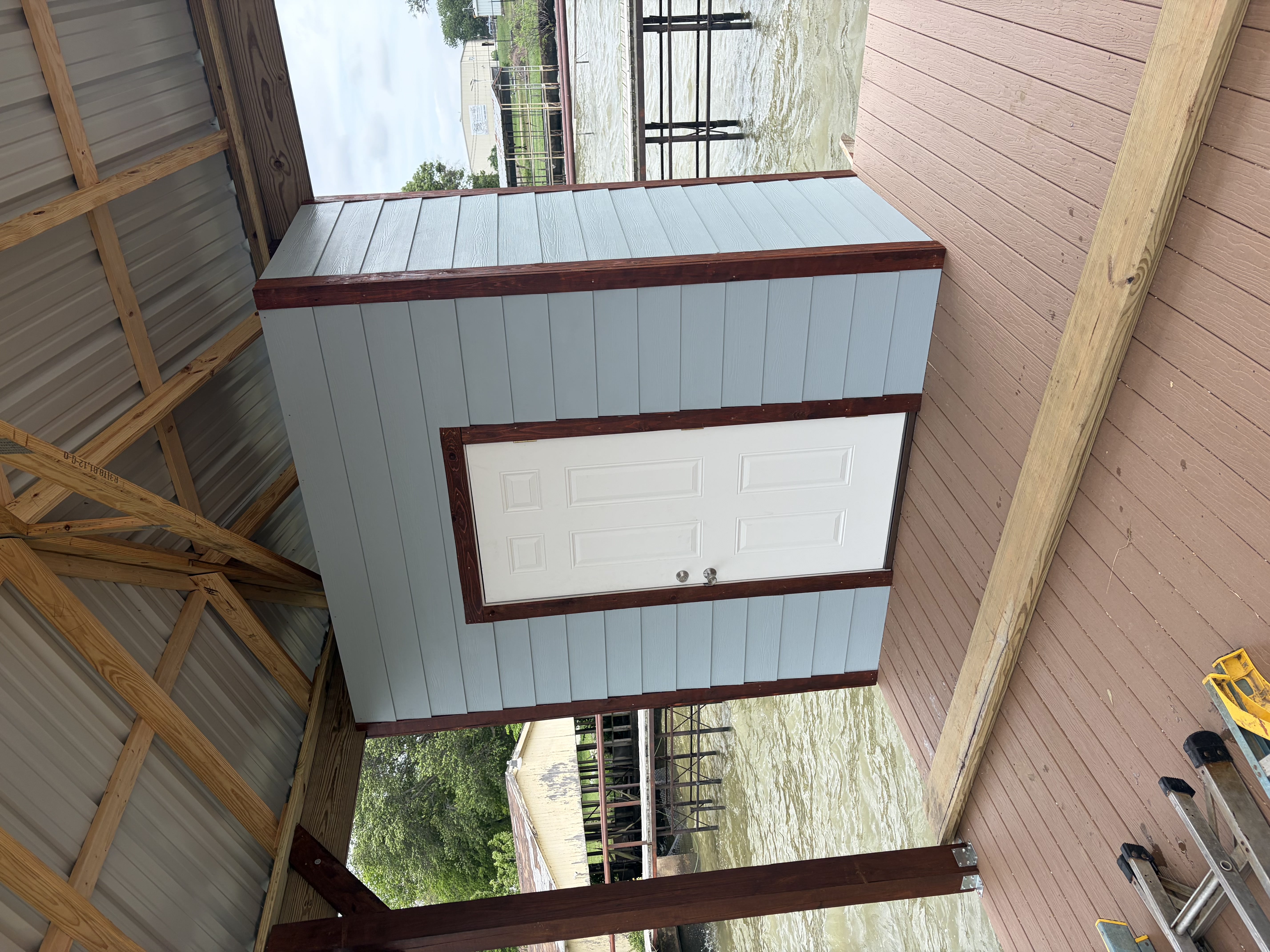 Storage building exterior